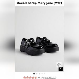 Double Strap Mary Jane's (WW) Chunky heels